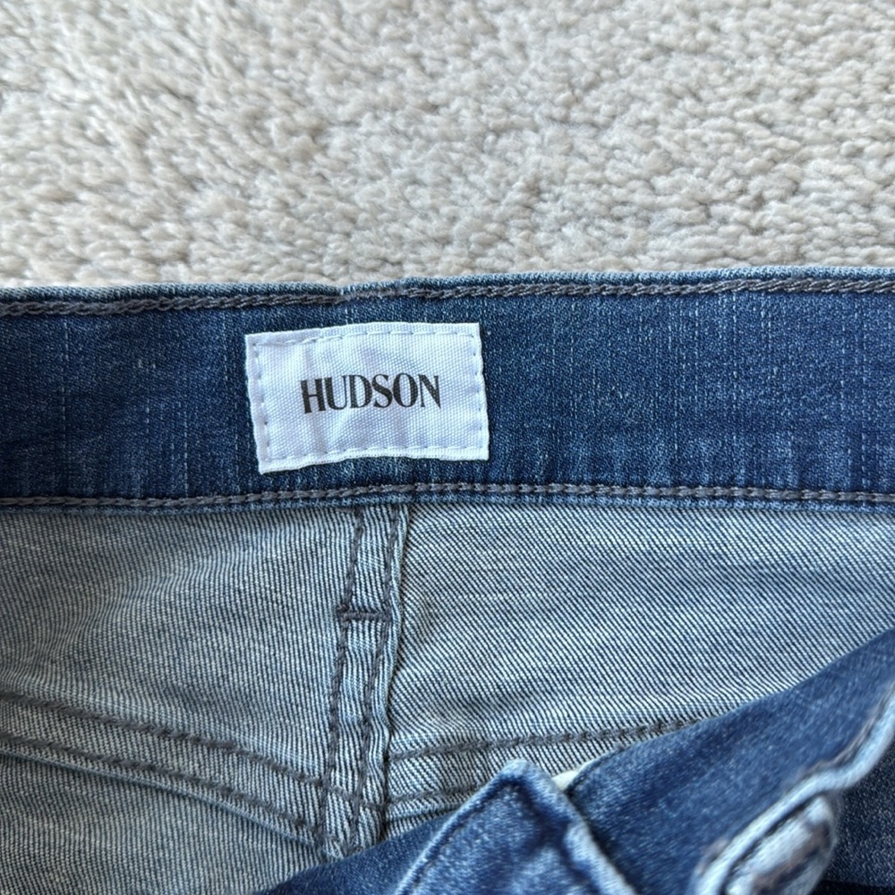 Hudson Noa High Waist Crop Straight Leg Jeans | Size 24 | Jupiter Wash - Picture 7 of 10